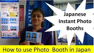 How to use Instant Photo  Booth in Japan