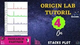 Origin Pro: How to draw Stack plot - Tutorial # 4 || XRD data ploting in hindi