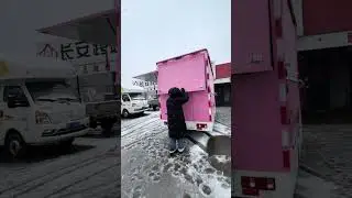 Close the stall in the snow! Start a business stalls, mobile stalls, dining carts, business