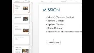Insert Text box in powerpoint