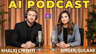 Ai Podcast 2025 | Khaliq Chishti First Ai Podcast With Singer Gulaab | Pakistani First Ai Interview