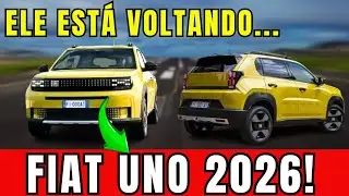 FIAT UNO EST&Aacute; DE VOLTA? SER&Aacute; O CARRO MAIS BARATO DO BRASIL?