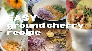 Easy Ground Cherry Recipes |  MUST TRY THIS FRESH GARDEN RECIPE!
