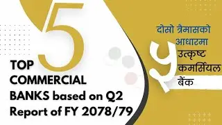 Top 5 Commercial Banks on the basis of Q2 report| Quaterly report Summary| Nepse| A Class Banks|2022