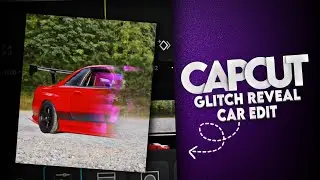 Capcut Glitch Reveal Transition | Car & Bike Reels Editing Tutorial