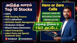 Winning F&O Calls 📊 | NUVAMA, IREDA, DMART &ndash; Profit | அடுத்த வாரத்திற்கு Breakout & Breakdown Stocks