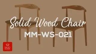 Mod Made Solid Wood Chair Product Introduction & Assembly Tutorial