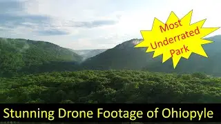 Cinematic drone video of one of the most underrated State Park, Ohiopyle State Park, PA #ohiopyle