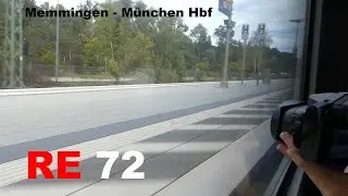 RE 72 Mitfahrt Memmingen - M&uuml;nchen Hbf ungek&uuml;rzt | Dosto 4. Generation