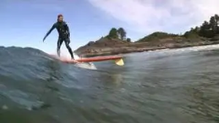 Surfing Tofino Canada-Small wave fun