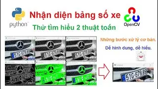 Python - Opencv : Thử tìm hiểu 2 thuật toán nhận diện bảng số xe marchine learning