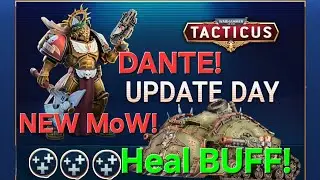 NEW Dante Comes To Tacticus! Healing Buff! New Machine Of War! Warhammer Tacticus February Update