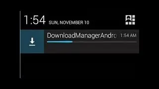 Android Studio Tutorial -Downloading Files from Download Manger  with source code