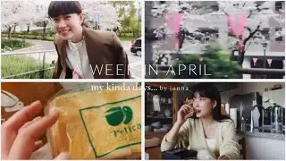 【4月VLOG】お花見、お菓子、日々の服、仕事etc..