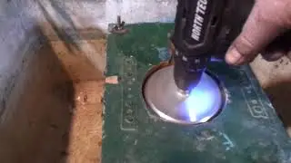 Glass chutting with diamond hole saw