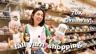 new fall yarns & huge 70K giveaway!