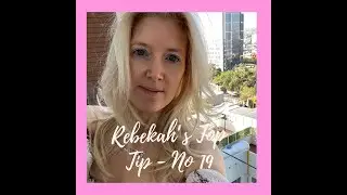 REBEKAH'S TOP TIP - WHY CHECKLISTS ARE IMPORTANT