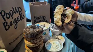 PopUp Bagels opens its first Maine location in Portland's Old Port