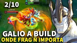 GALIO COM ESSA BUILD O FRAG &Ntilde; IMPORTA APENAS ESTEJA EM TODO LUGAR | GALIO IMORTAL GAMEPLAY