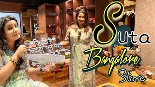 Saree kinte giye Police e dhore nilo😭SUTA Store in Bangalore #sareehaul #suta #saree