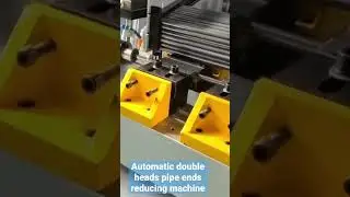 Double heads pipe ends reducing machine WhatsApp +8615165606902