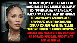Sa Bangko, Pinilit Ako Ng Anak Ko Na Pirmahan Lahat, Pero Binasa Ng Teller Ang Sulat…