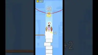 Tufo Girl | Jump to stack blocks and build the biggest tower imaginable!