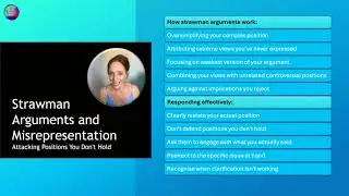 Recognising and Countering Strawman Arguments in Political and Social Debates