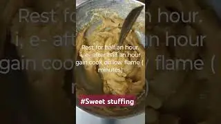 #Sweet Stuffing flat bread #Puran poli. #