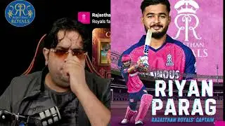 RR RAJASTHAN ROYALS RIYAN PARAG NEW CAPTAIN banaya 2026 IPL Kya #ipl#rajasthan#viral#cricket#2026IPL