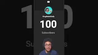 شكراً على 100 مشترك