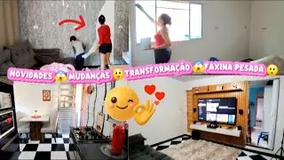 TEMOS NOVIDADES 😱 MUDANÇAS 😲 TRANSFORMAÇÃO 🥹 FAXINA PESADA ♡♡♡