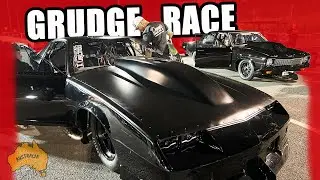 High Stakes Grudge Racing in Sydney Australia, Street Outlaws vs the World drag racing