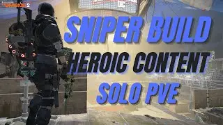 The Division 2 - Sniper Build Heroic Content All Directives Active (District Union Arena) Solo PVE