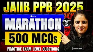 JAIIB PPB Marathon Class 2025 | JAIIB PPB Important Topics & Questions | JAIIB Nov 2025
