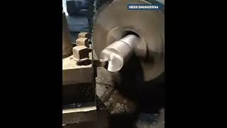 Shaft facing on the lathe machine #shorts #short #shortvideo