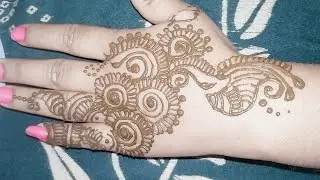 Arts by sheetal  is live simple mehndi design beautiful mehndi designs