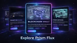 Website Preview &ndash; Modern Cyber UI Template
