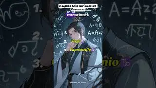 3 signos m&aacute;s dif&iacute;ciles de enamorar #astro  #astrologia  #signosdelzodiaco  #horoscopo