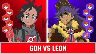 Journeys Pokemon Battle: Goh vs Leon