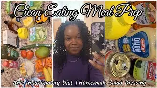 Clean eating meal prep: Homemade salad dressing | Anti inflammatory diet 