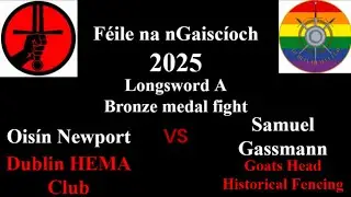 F&eacute;ile na nGaisc&iacute;och 2025 Danse Macabre - Longsword A Bronze fight