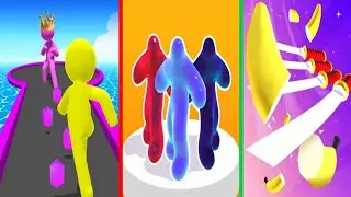Giant Rush | Blob Runner 3d | Flying Cut - Max Level Gameplay Android, iOS Games 67YTMJB