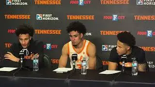 Tennessee&rsquo;s Nate Ament, Bishop Boswell, Troy Henderson REACT to DOUBLE OVERTIME Win Over Texas A&M
