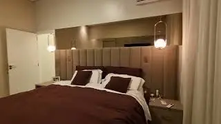 Casa moderna de alto padr&atilde;o com energia fotovoltaica, piscina e ofuro, banheiros com espelho de iLed