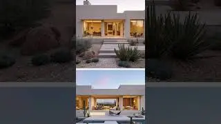 Modern Minimalist Marvel with a Cactus Twist #shorts #homerelax #dreamhouse #cozyhome #house