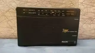 Philips tiger radio,  1986, model