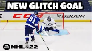 NEW GLITCH GOAL IN NHL 22!  GLITCH GOAL TUTORIAL!