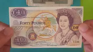Unboxing cool european banknotes including notes from the british armed forces!