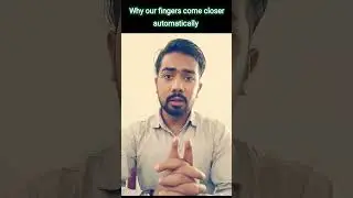 Why our fingers come closer when we bring them nearer...? #easyphysics